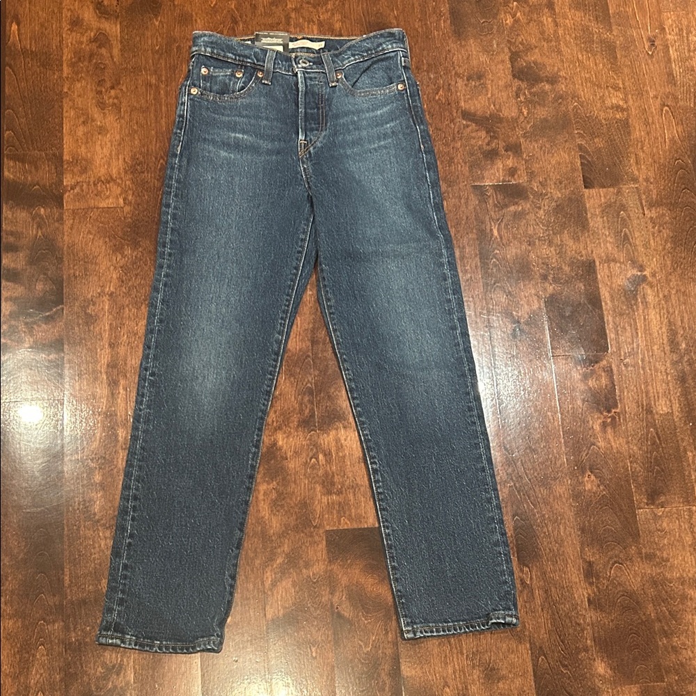 Levi's Women's Straight Leg Jeans - Dark Blue